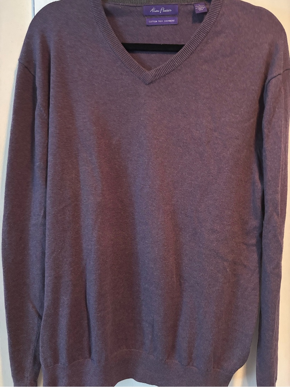 Allan Flusser Men's V-Neck Sweater